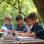 joungsters learning